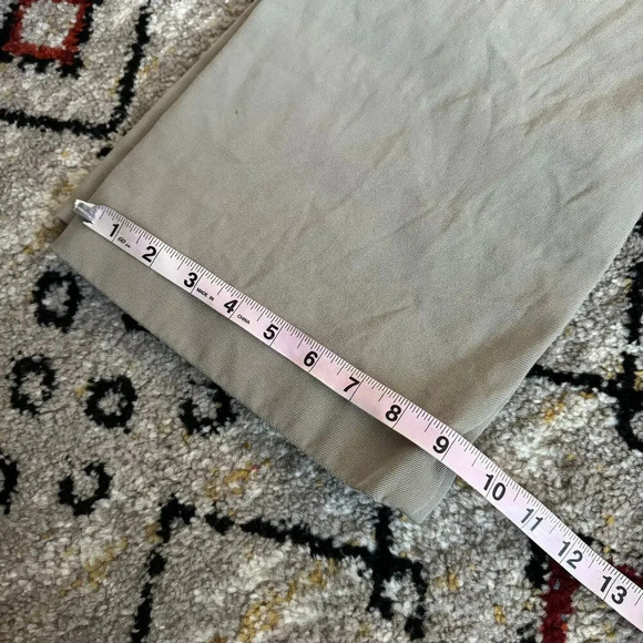 Tod's Womens Wide Legs Pant Size EU 44 Beige Solid Mid Rise Virgin Wool Pockets - Picture 10 of 11